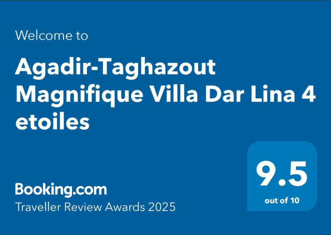 Agadir-Taghazout Magnifique Villa Dar Lina 4 Etoiles المظهر الخارجي الصورة